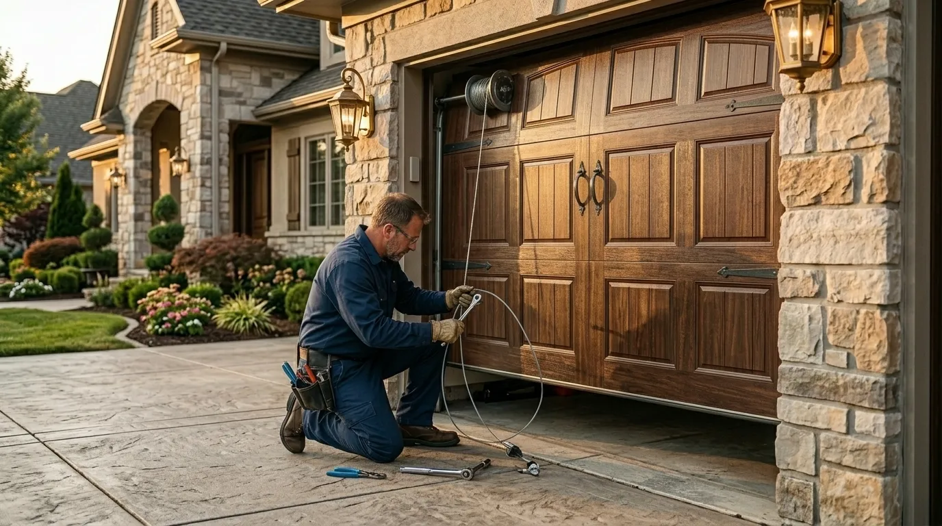 Cable Repair for Austintown's Older Garage Doors in Warren