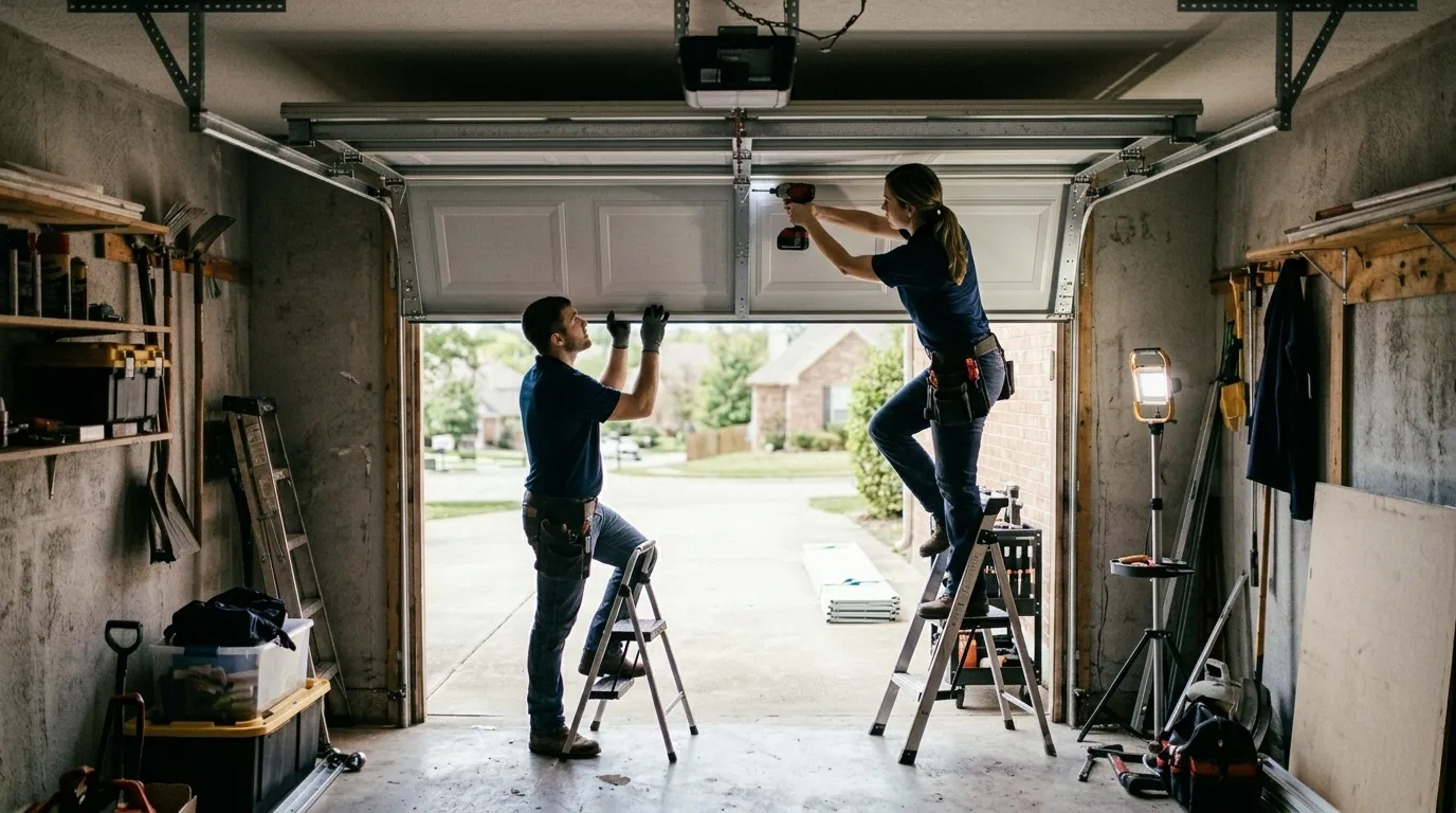 Garage Door Panel Replacement Around Warren in Warren