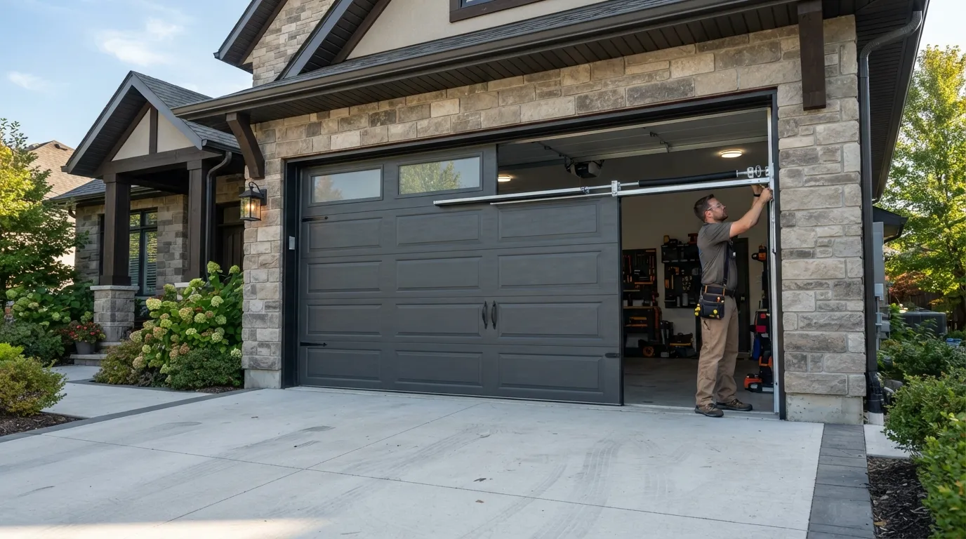 New Garage Door Installation for Leavittsburg's 1940s Housing Stock in Warren