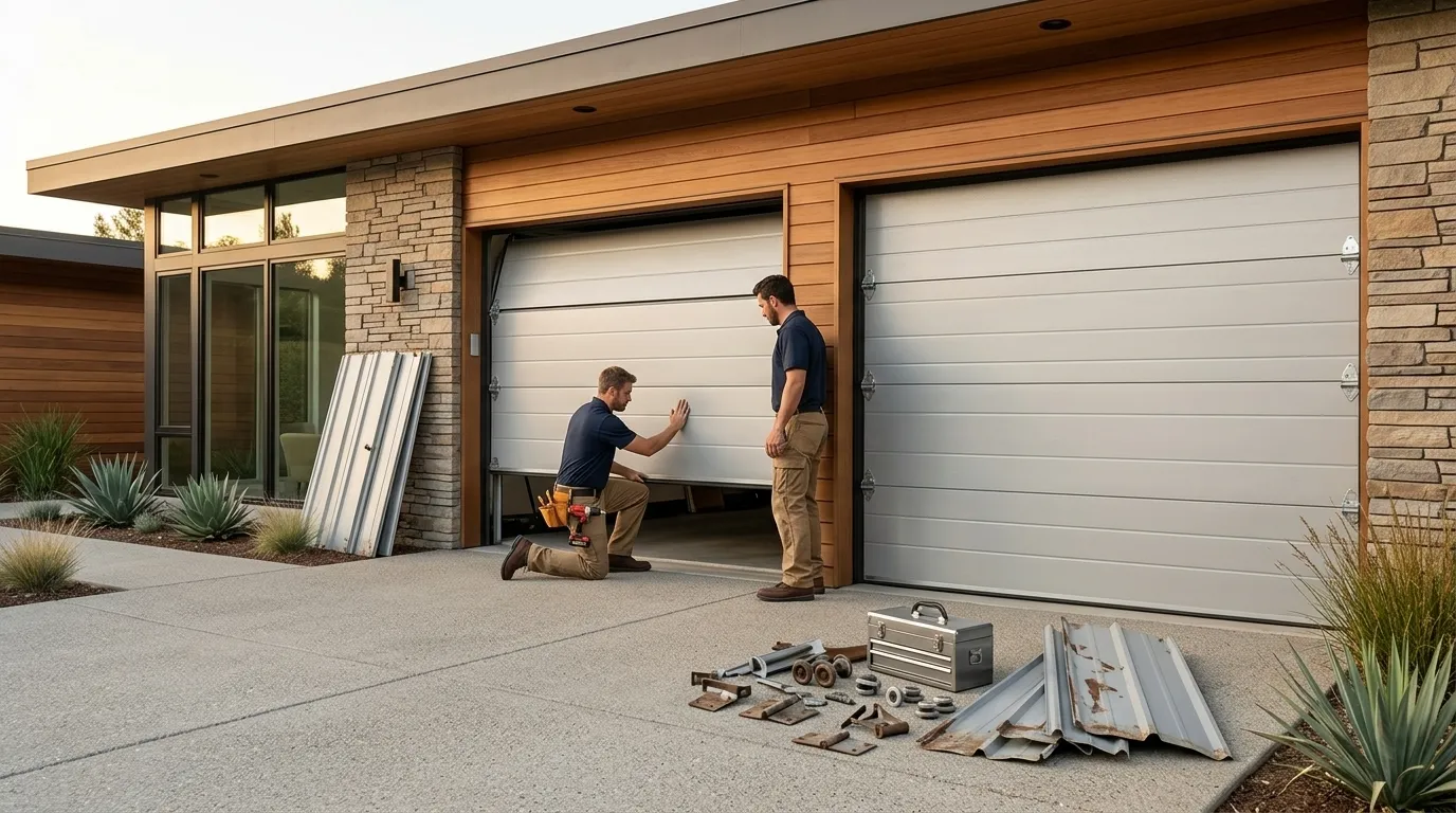 New Garage Door Installation for Lordstown's 1970s Housing Stock in Warren
