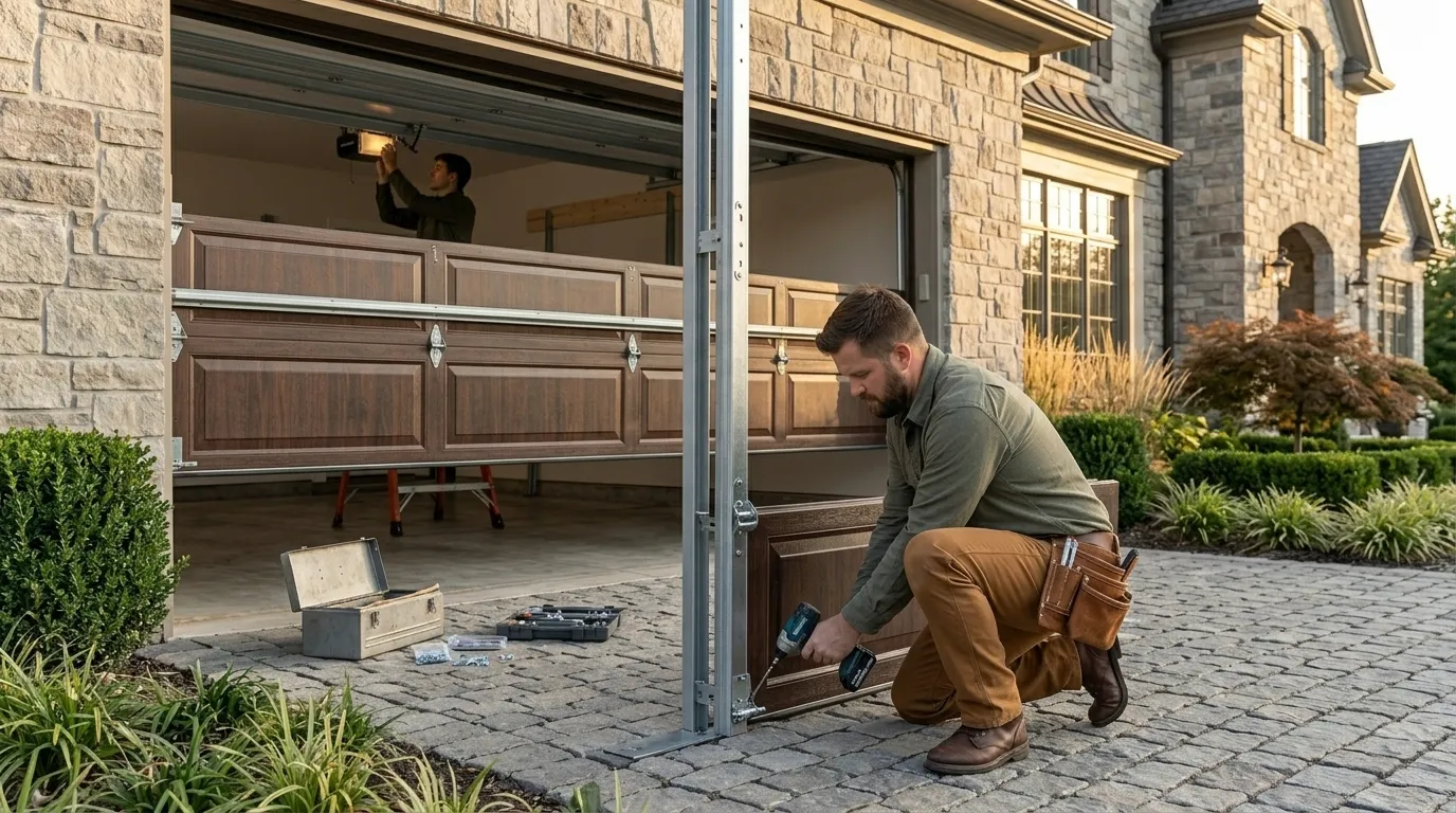New Garage Door Installation for Niles Homes in Warren