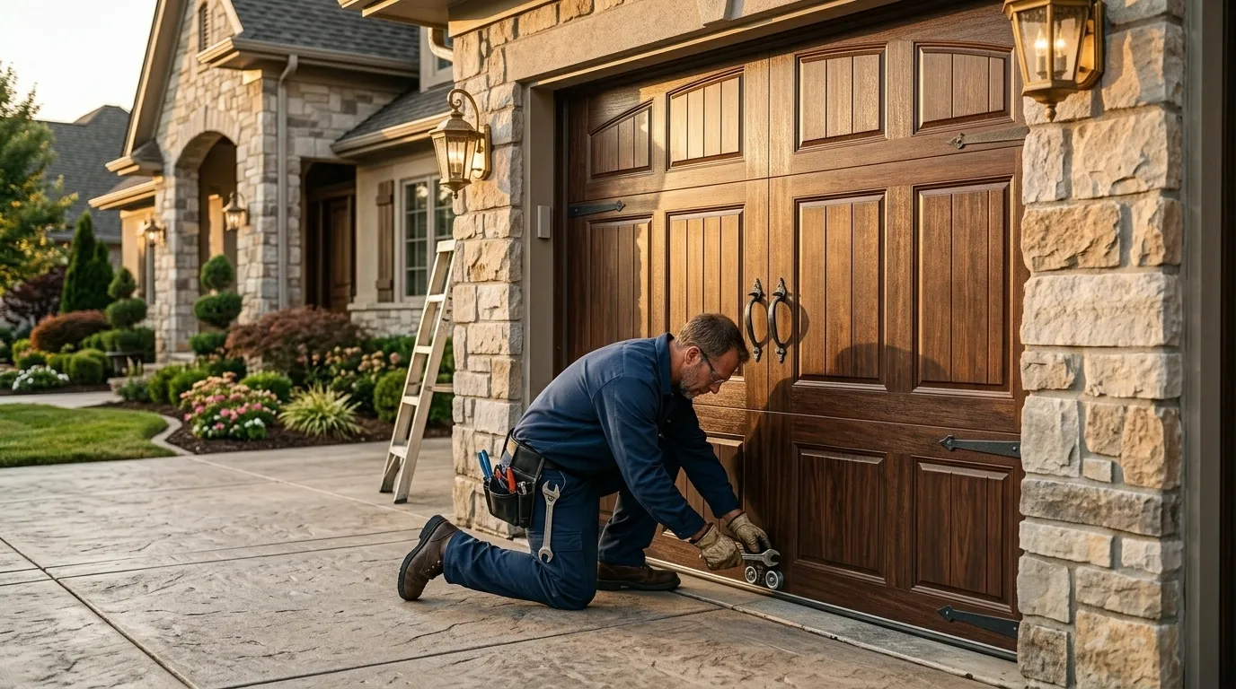 Off-Track Garage Door Repair for Cortland Homes in Warren