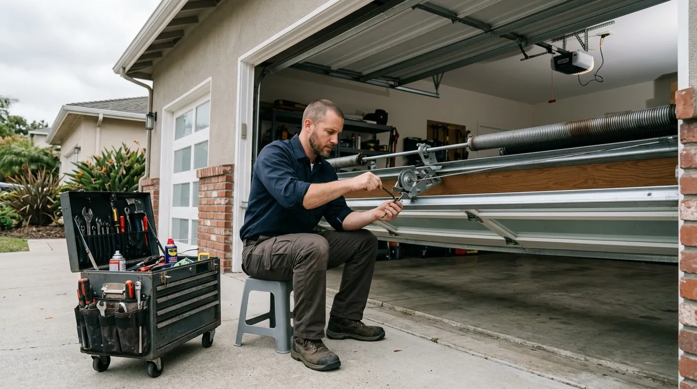 Off-Track Garage Door Repair in Warren, OH in Warren