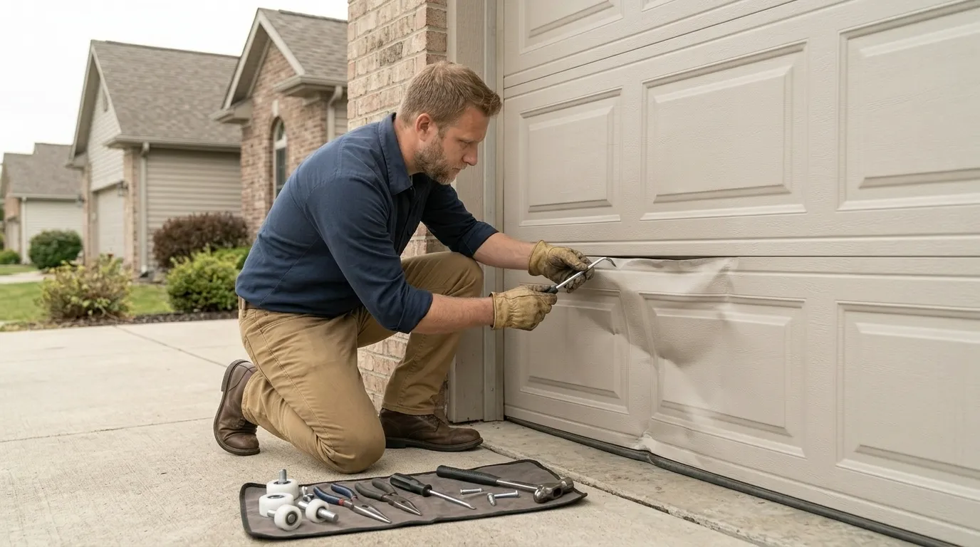 Panel Replacement for Niles' 1960s Garage Doors in Warren